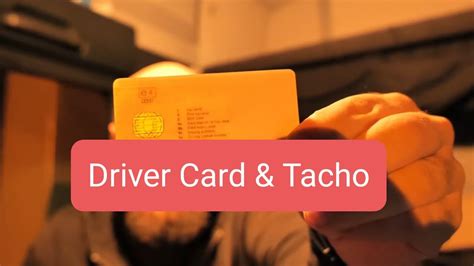 tacho smart card|check tacho card online.